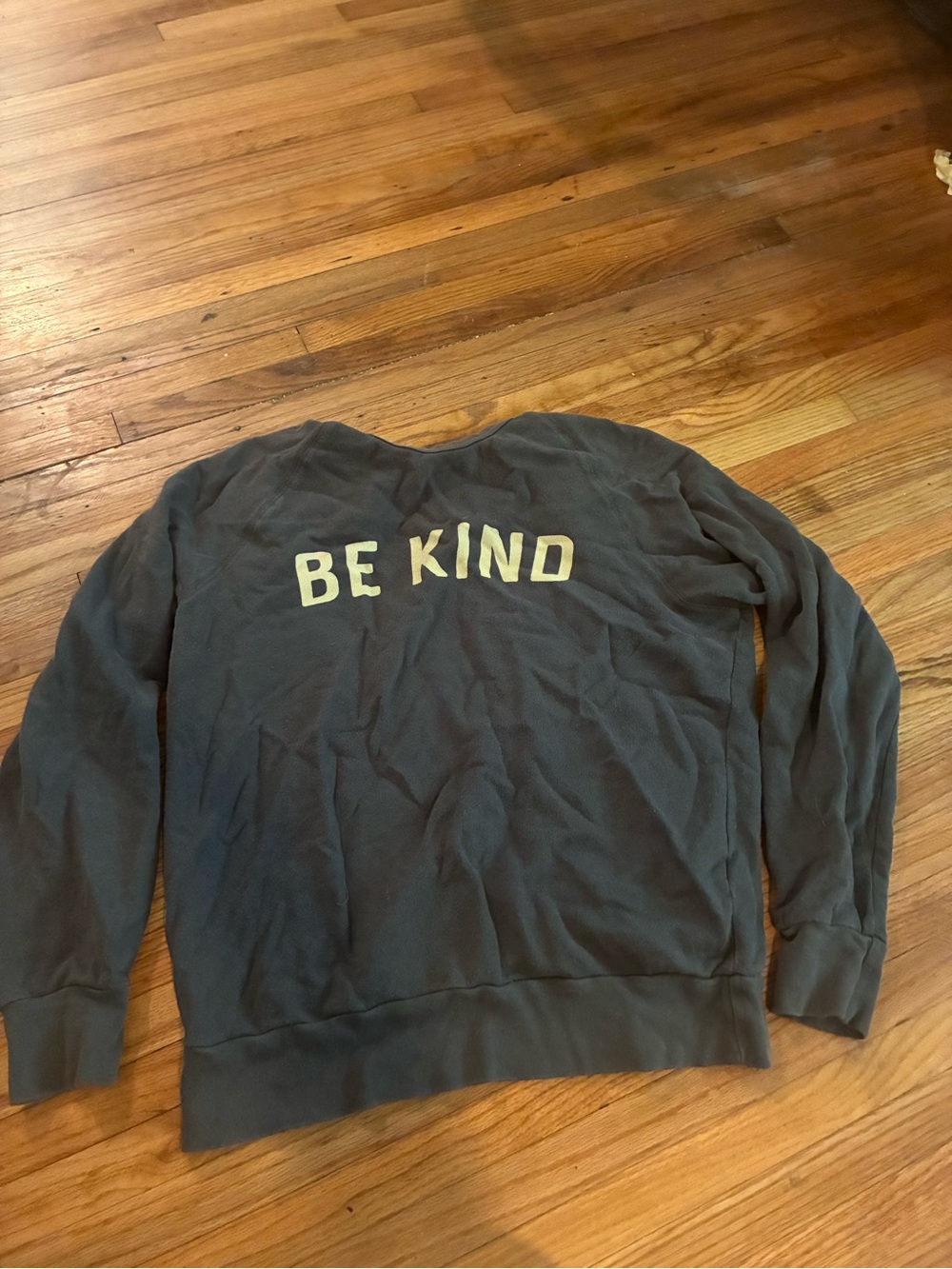 Be Kind Grey WoMen's Crewneck Sweatshirt